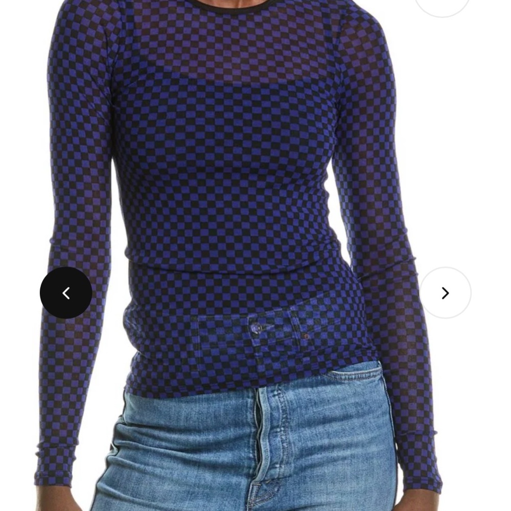 Enza Costa Mesh Blouse - Picture 6 of 7